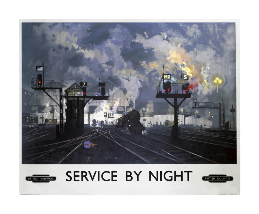 'Service by Night', BR poster, 1955. - Image 62
