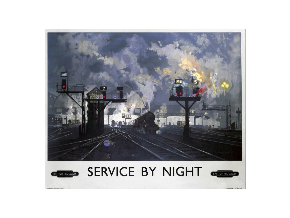 'Service by Night', BR poster, 1955. - Image 7