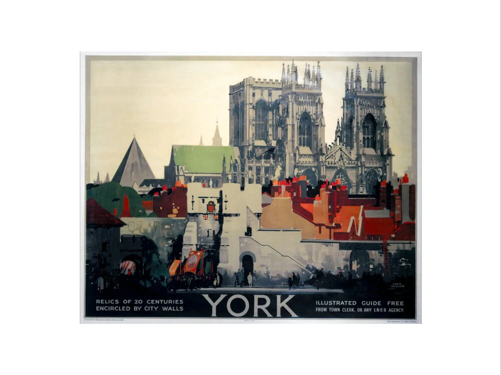 'York', LNER poster, 1923-1947. - Image 22