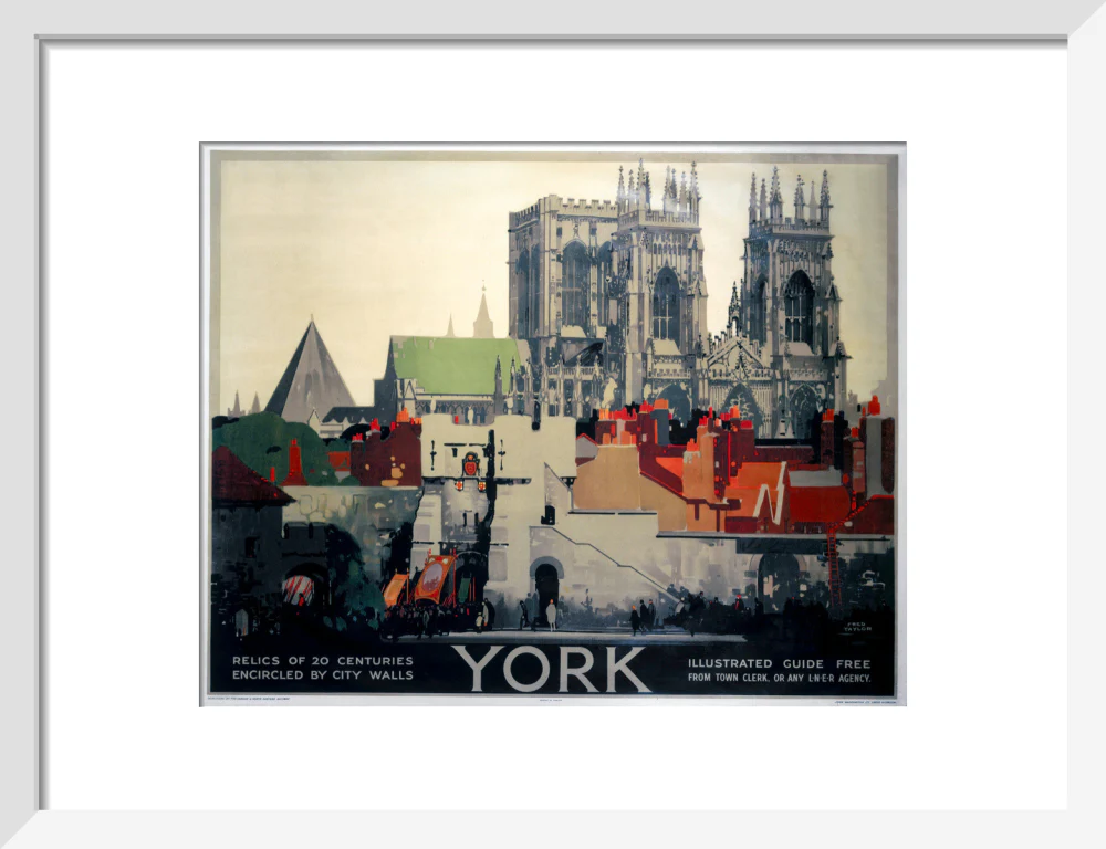 'York', LNER poster, 1923-1947. - Image 42