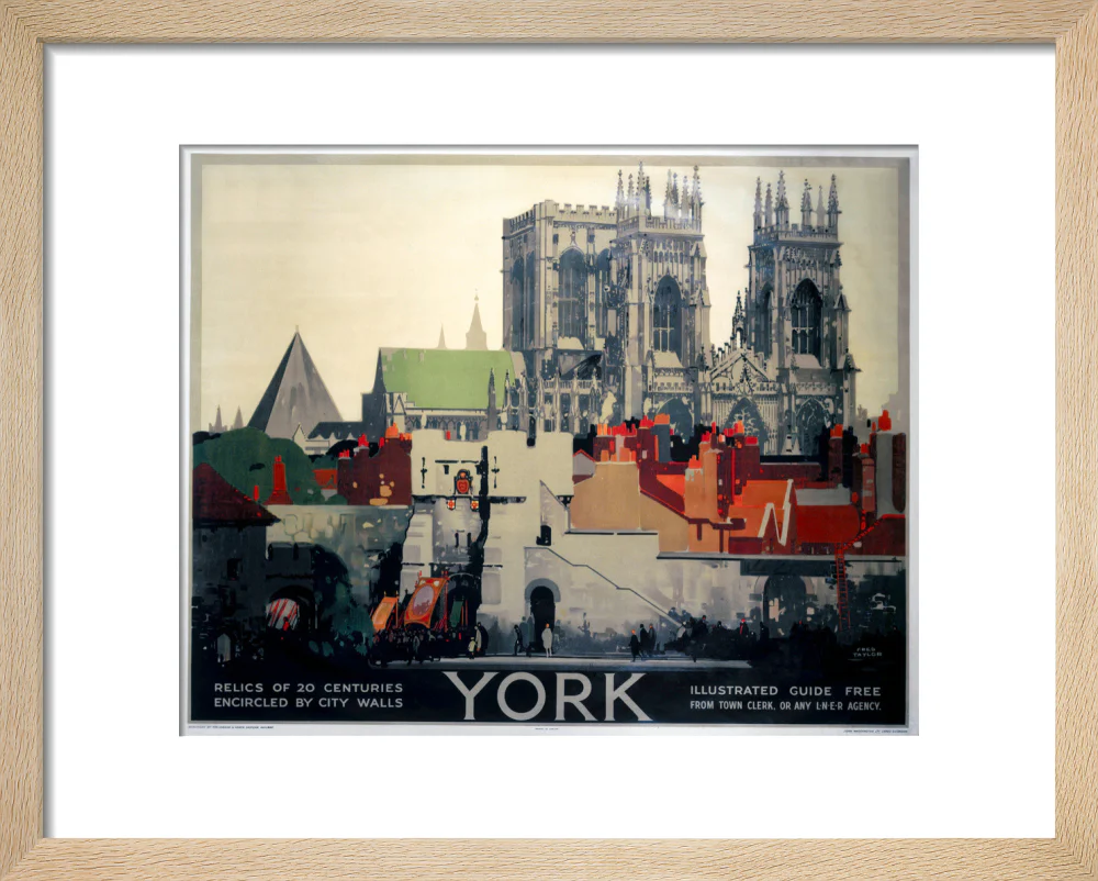 'York', LNER poster, 1923-1947. - Image 6