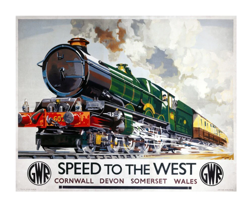 'Speed to the West', GWR poster, 1939. - Image 30