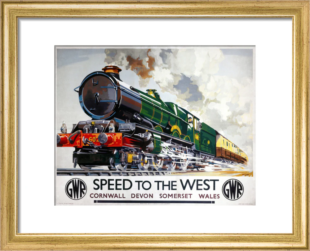 'Speed to the West', GWR poster, 1939. - Image 38
