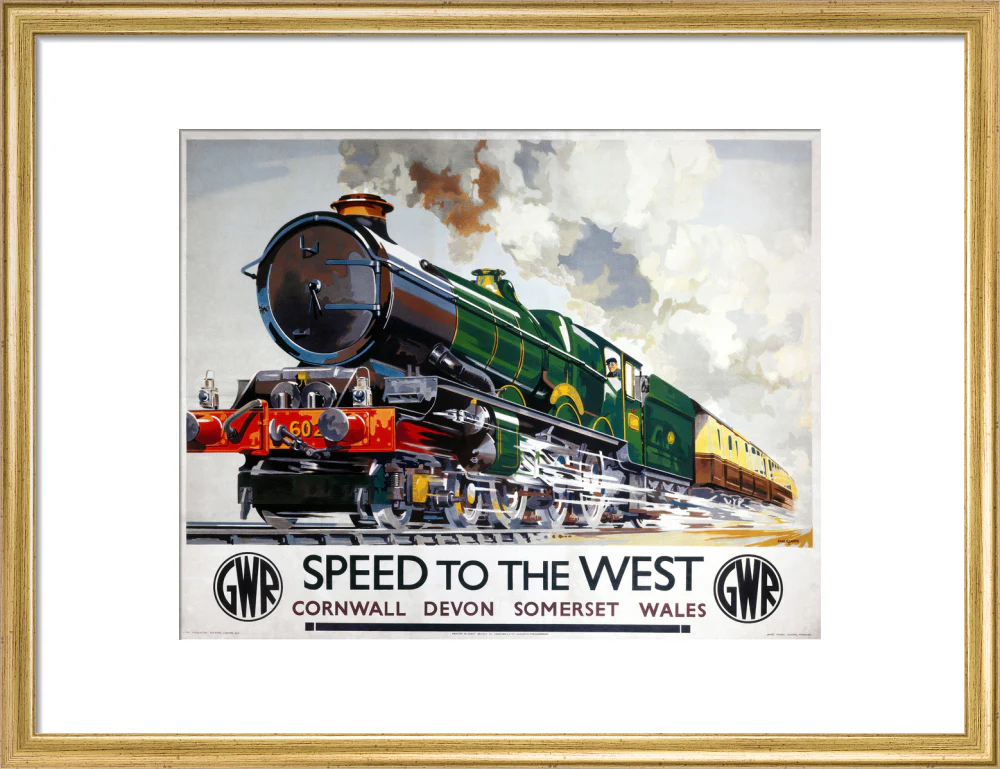 'Speed to the West', GWR poster, 1939. - Image 48