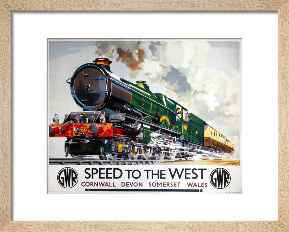 'Speed to the West', GWR poster, 1939. - Image 6