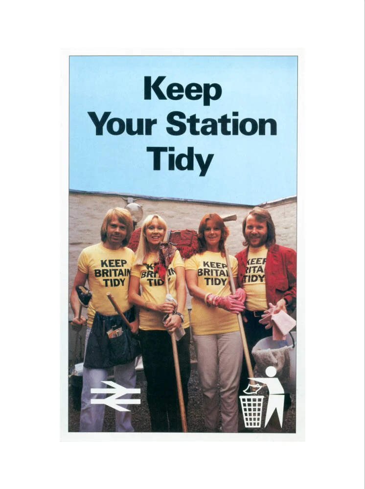 'Keep Your Station Tidy', BR poster, 1979. - Image 22