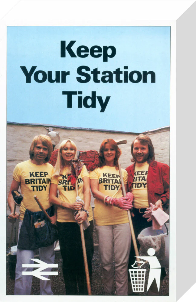 'Keep Your Station Tidy', BR poster, 1979. - Image 31