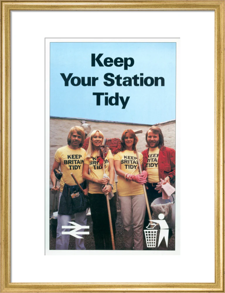 'Keep Your Station Tidy', BR poster, 1979. - Image 48