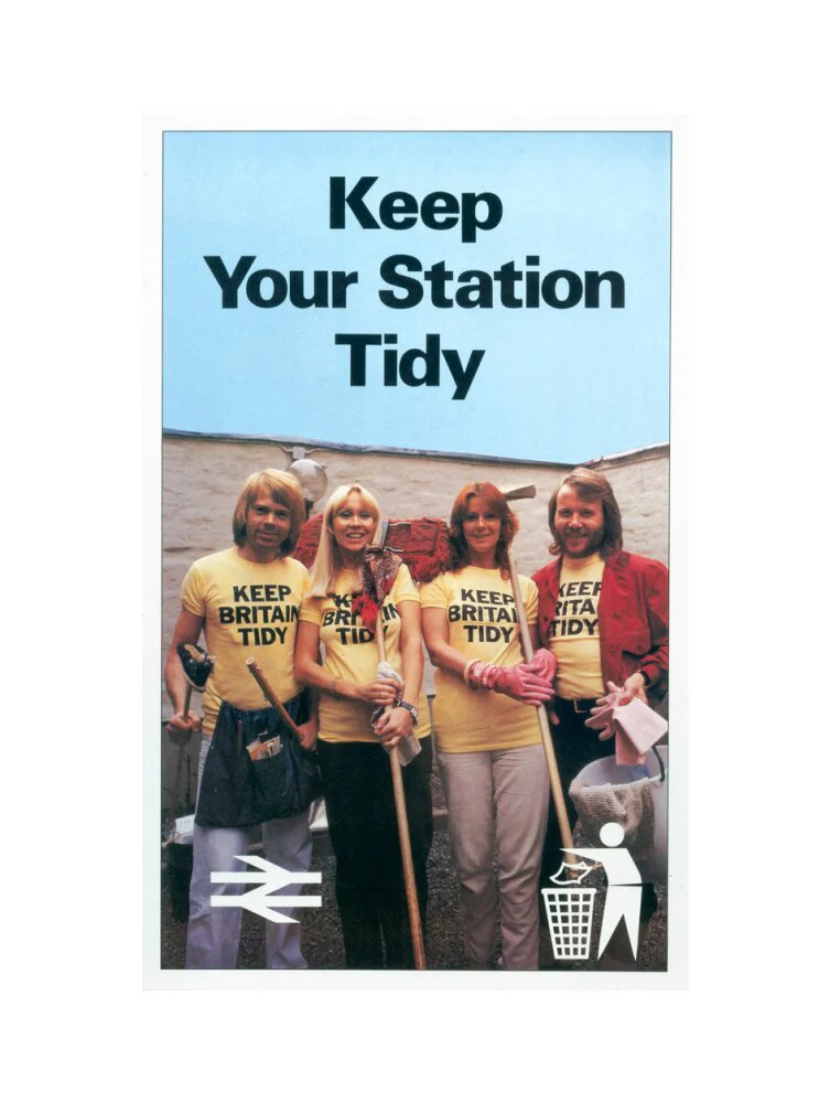 'Keep Your Station Tidy', BR poster, 1979. - Image 50