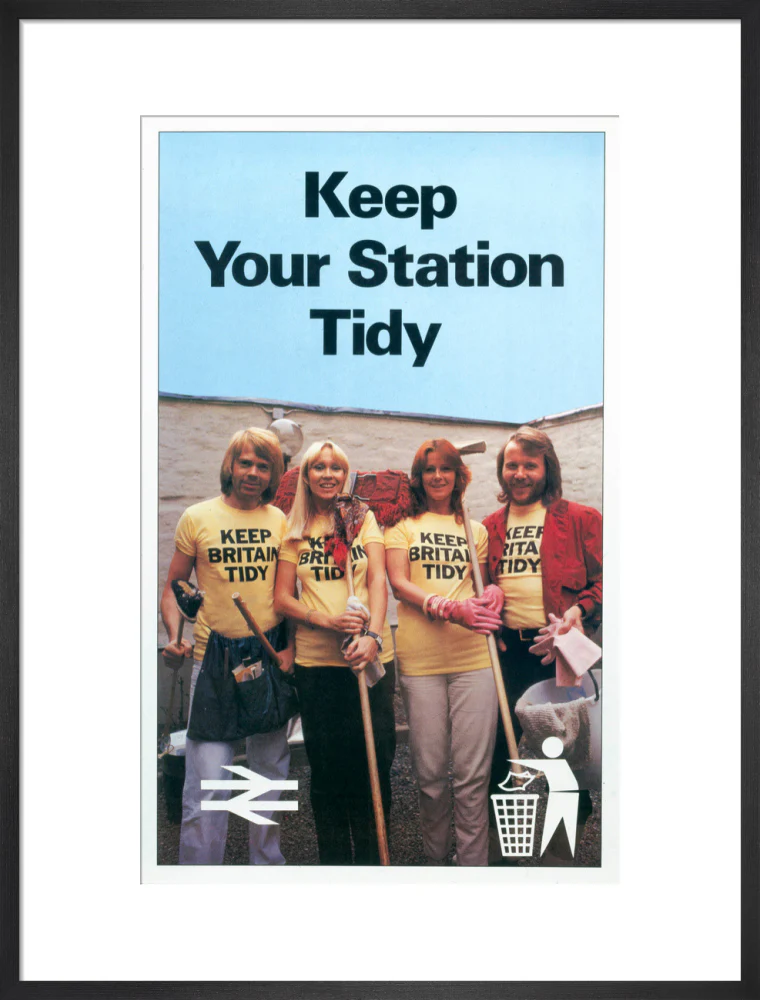 'Keep Your Station Tidy', BR poster, 1979. - Image 51
