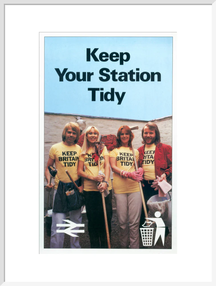 'Keep Your Station Tidy', BR poster, 1979. - Image 57