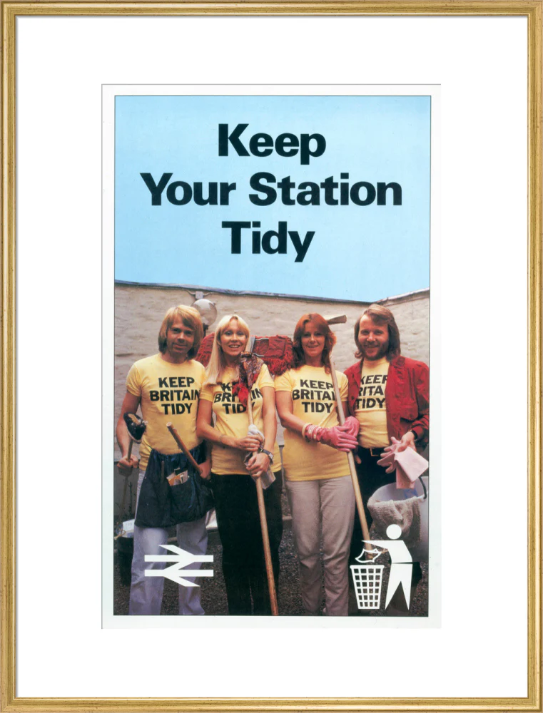 'Keep Your Station Tidy', BR poster, 1979. - Image 58