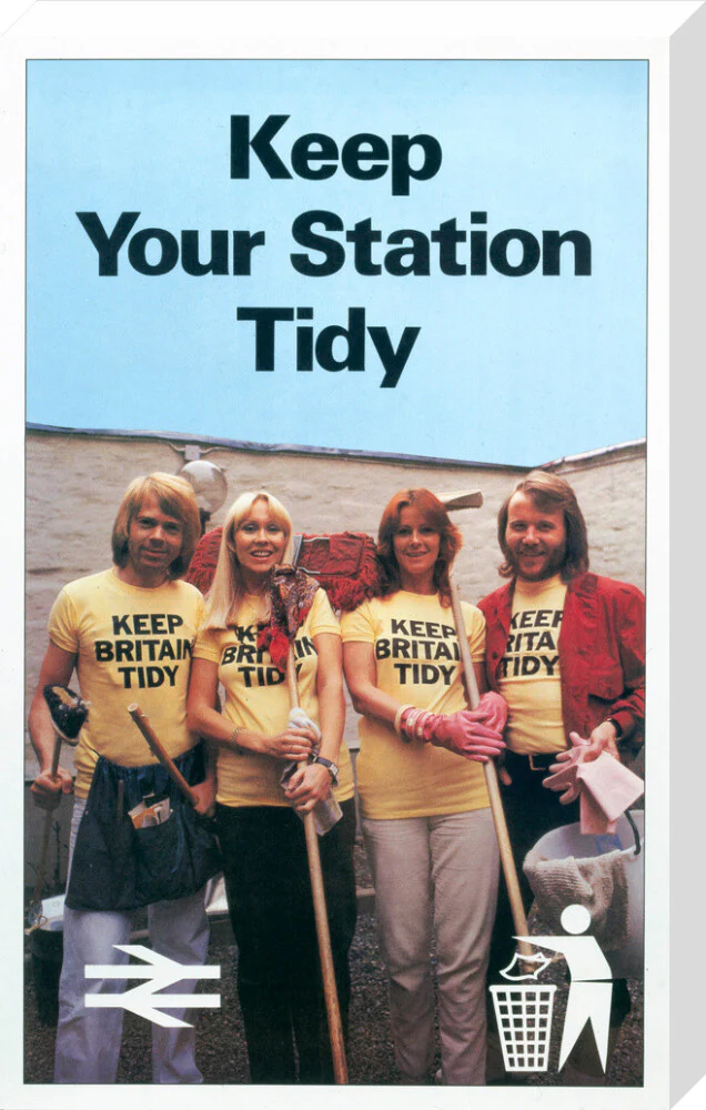 'Keep Your Station Tidy', BR poster, 1979. - Image 66