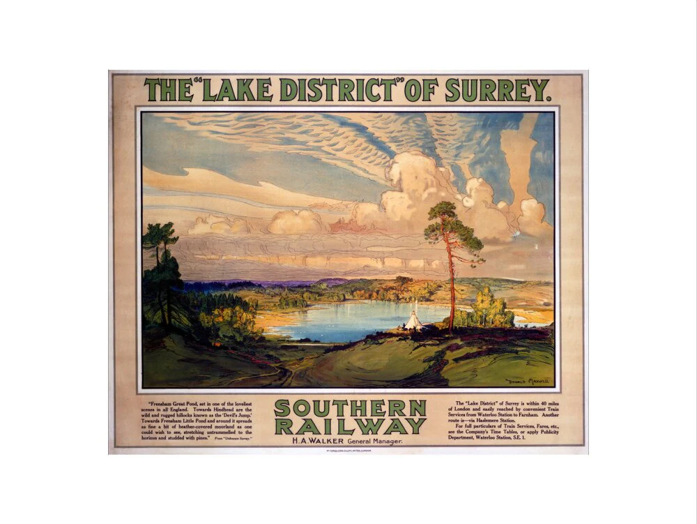 'The Lake District of Surrey', SR poster, 1923-1947. - Image 17