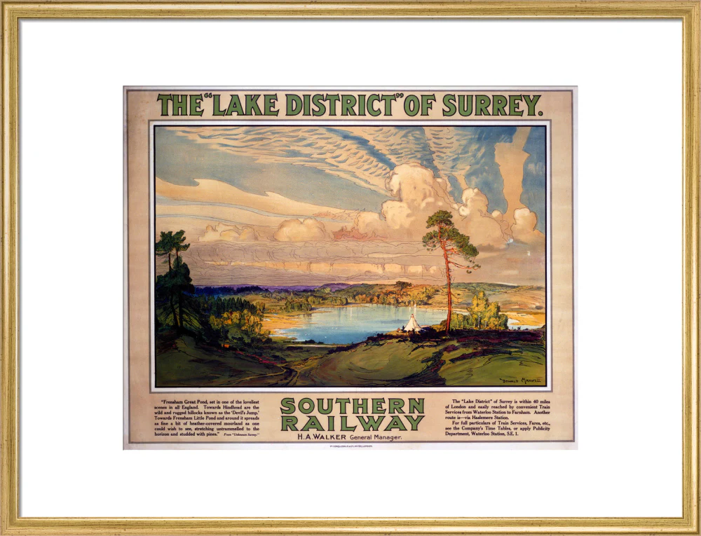 'The Lake District of Surrey', SR poster, 1923-1947. - Image 20