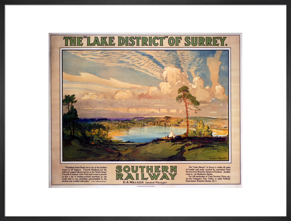 'The Lake District of Surrey', SR poster, 1923-1947. - Image 23