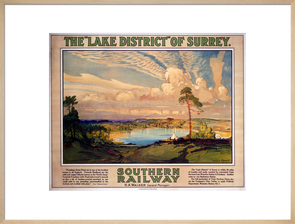 'The Lake District of Surrey', SR poster, 1923-1947. - Image 26