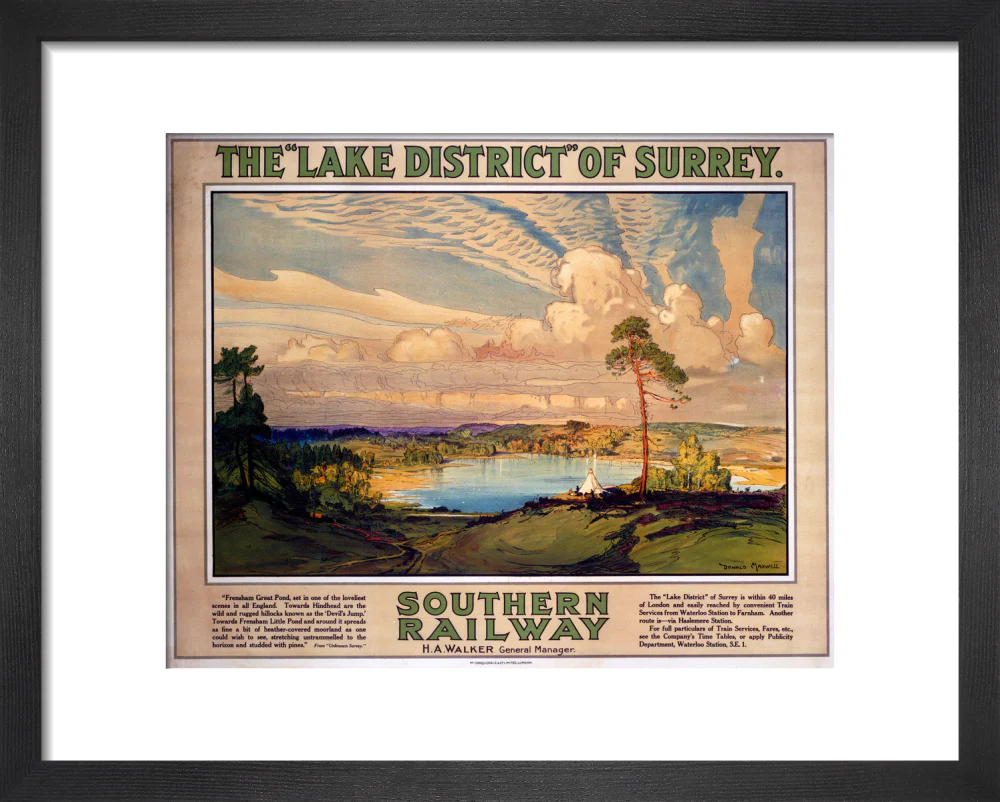 'The Lake District of Surrey', SR poster, 1923-1947. - Image 36