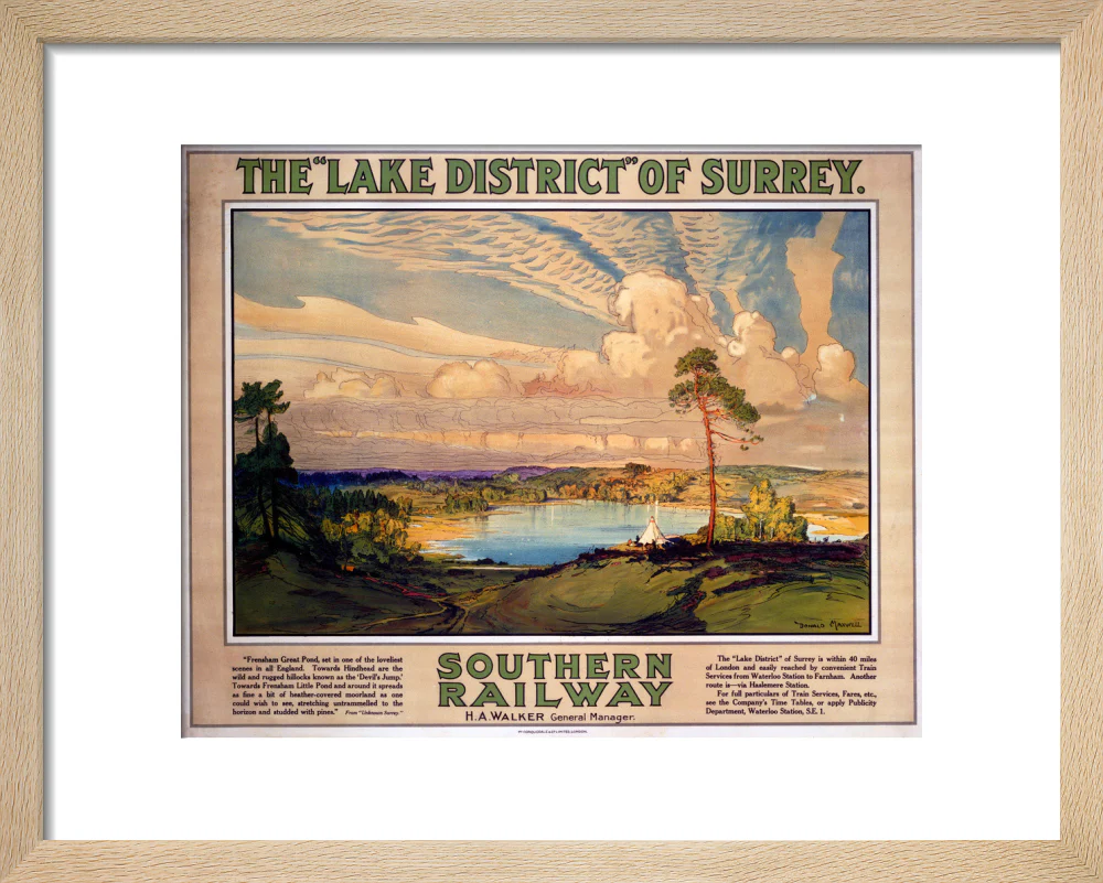 'The Lake District of Surrey', SR poster, 1923-1947. - Image 39