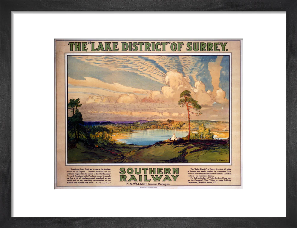'The Lake District of Surrey', SR poster, 1923-1947. - Image 41