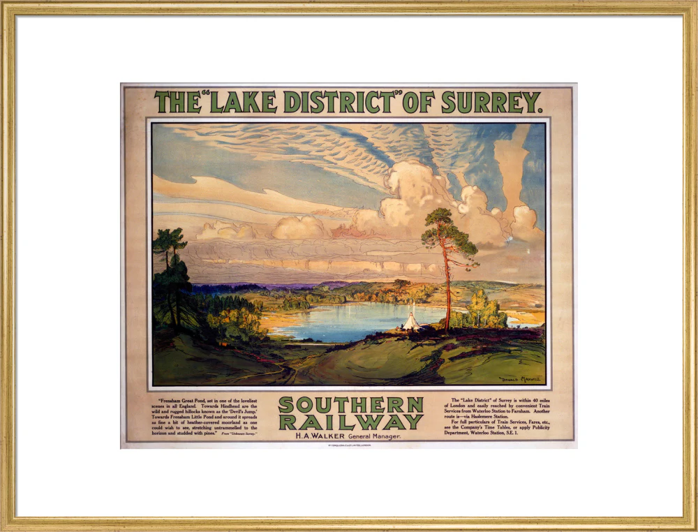 'The Lake District of Surrey', SR poster, 1923-1947. - Image 58