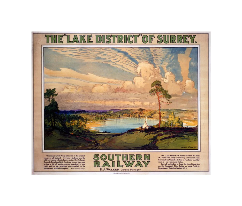 'The Lake District of Surrey', SR poster, 1923-1947. - Image 60