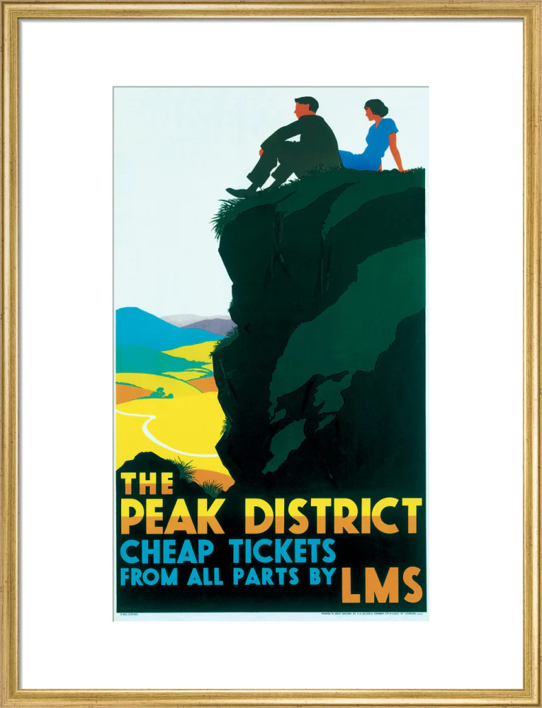 'The Peak District', LMS poster, c 1935. - Image 20