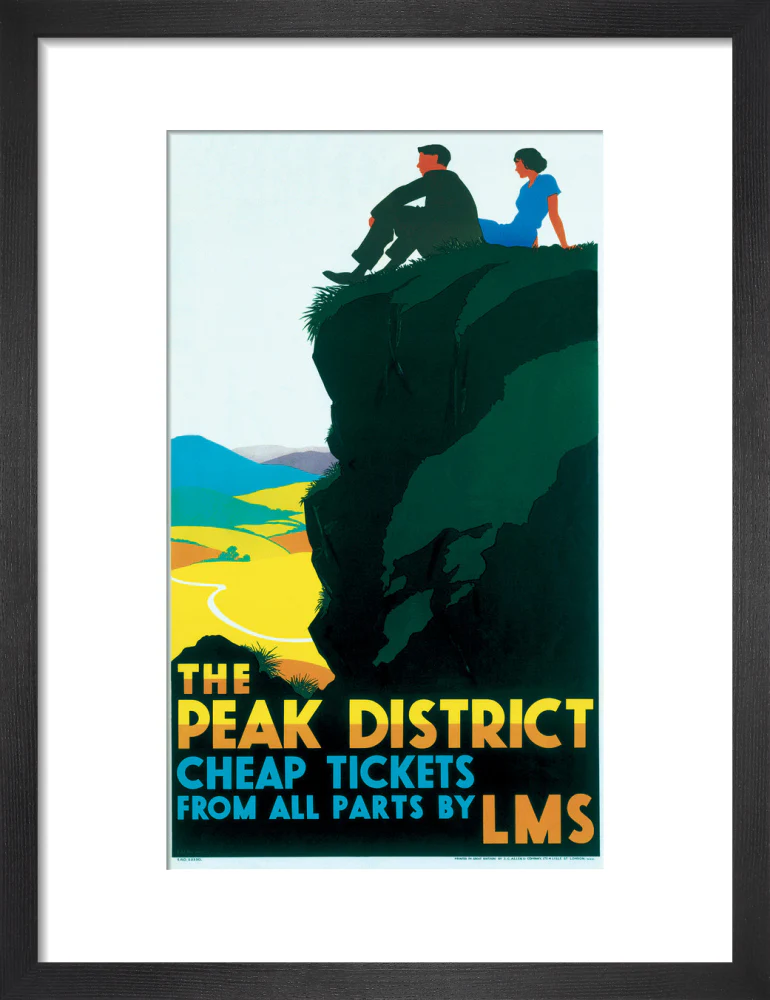'The Peak District', LMS poster, c 1935. - Image 41