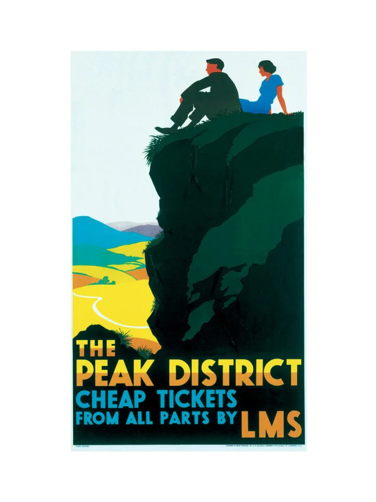 'The Peak District', LMS poster, c 1935. - Image 45
