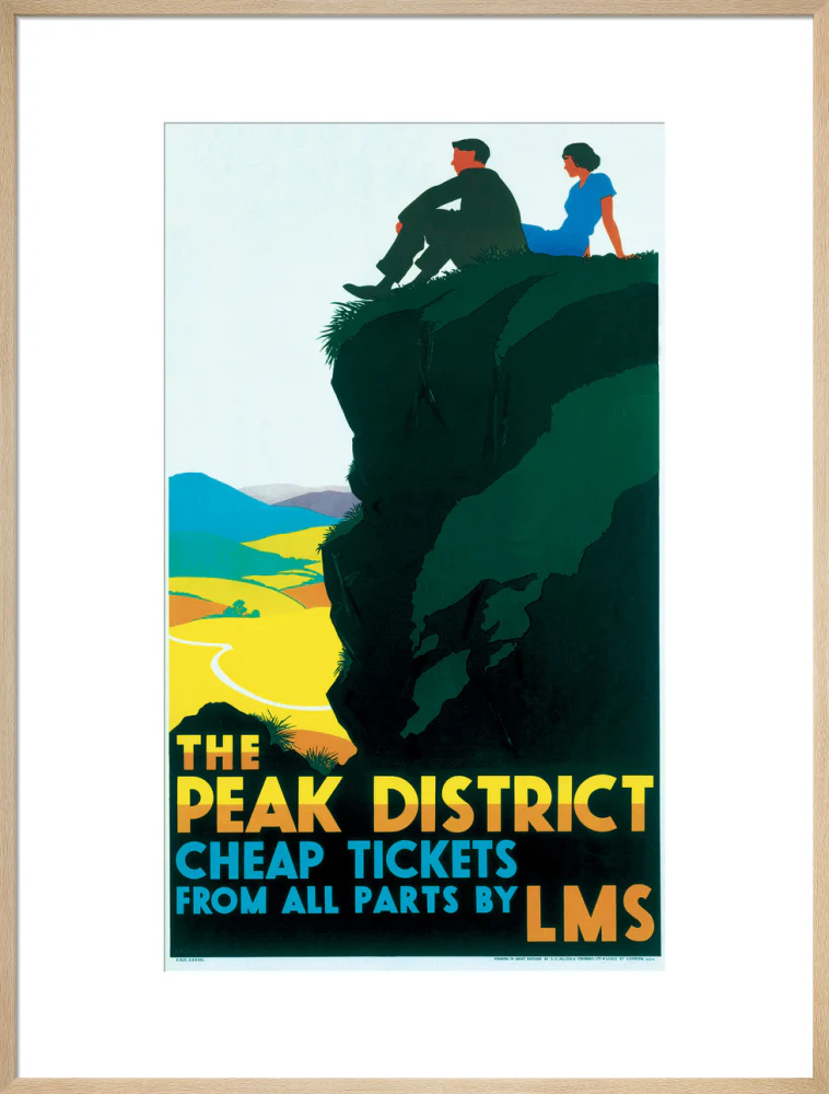 'The Peak District', LMS poster, c 1935. - Image 59