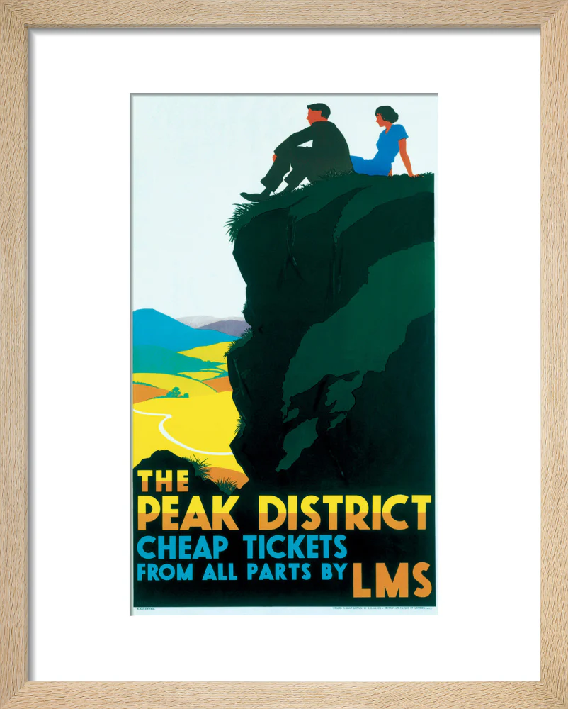 'The Peak District', LMS poster, c 1935. - Image 6