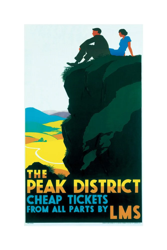 'The Peak District', LMS poster, c 1935. - Image 61