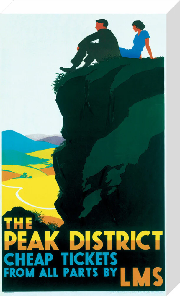 'The Peak District', LMS poster, c 1935. - Image 65