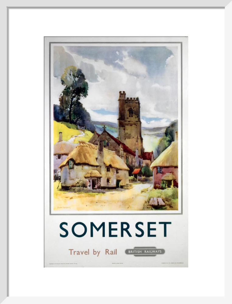 'Somerset', BR (WR) poster, 1960. - Image 14