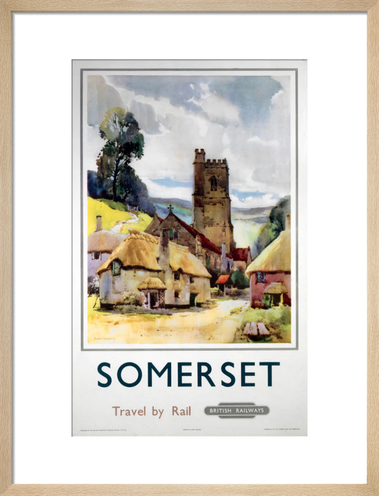'Somerset', BR (WR) poster, 1960. - Image 16