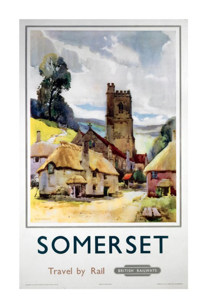 'Somerset', BR (WR) poster, 1960. - Image 30