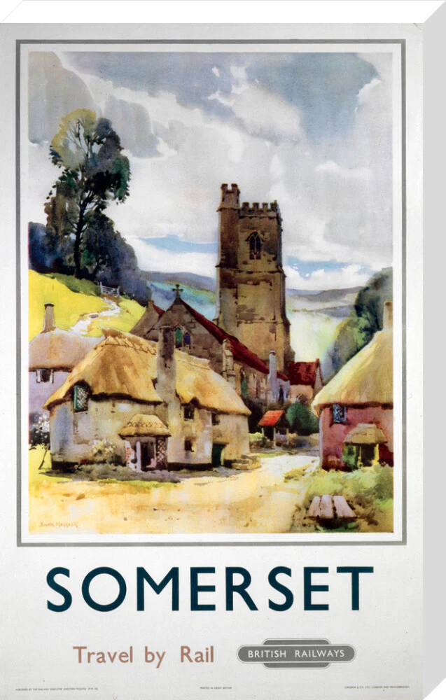 'Somerset', BR (WR) poster, 1960. - Image 33