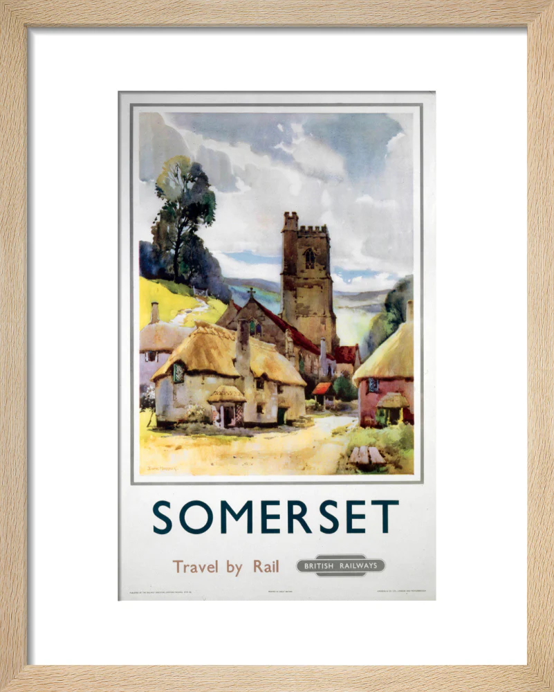 'Somerset', BR (WR) poster, 1960. - Image 46