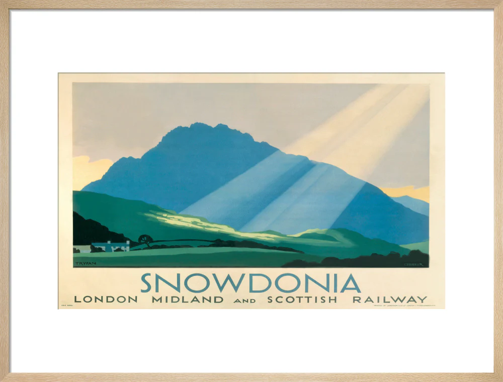 'Snowdonia', LMS poster, c 1933. - Image 21