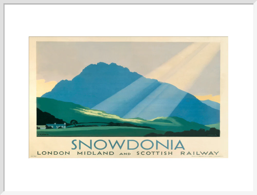 'Snowdonia', LMS poster, c 1933. - Image 24