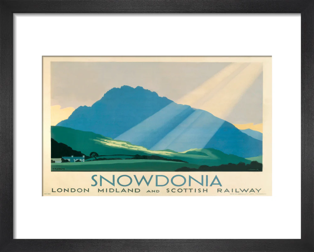 'Snowdonia', LMS poster, c 1933. - Image 36