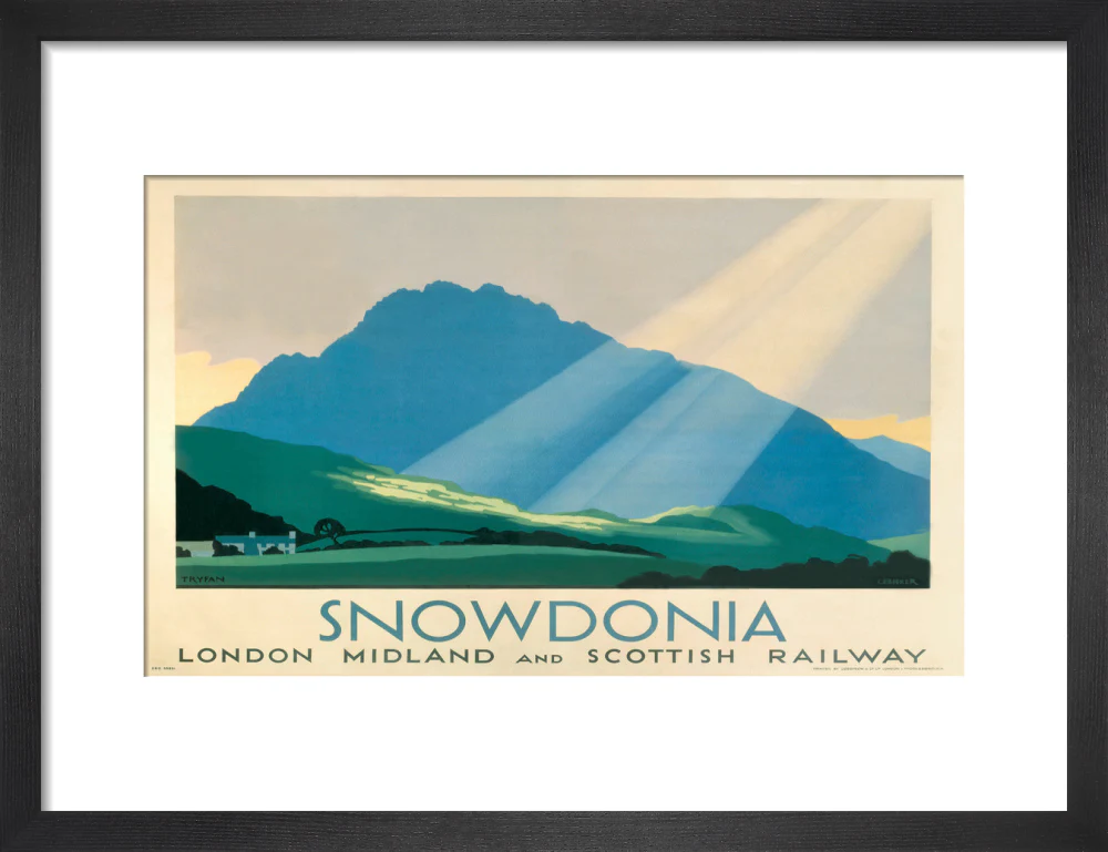 'Snowdonia', LMS poster, c 1933. - Image 41