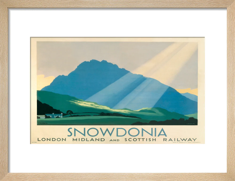 'Snowdonia', LMS poster, c 1933. - Image 44
