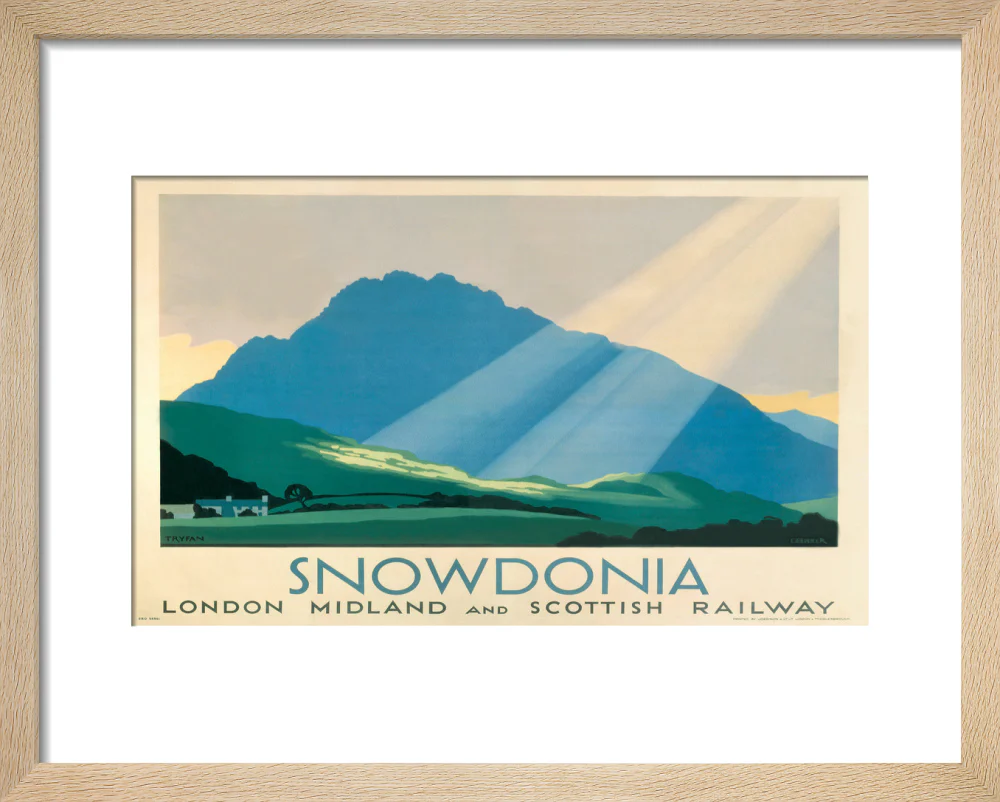 'Snowdonia', LMS poster, c 1933. - Image 6