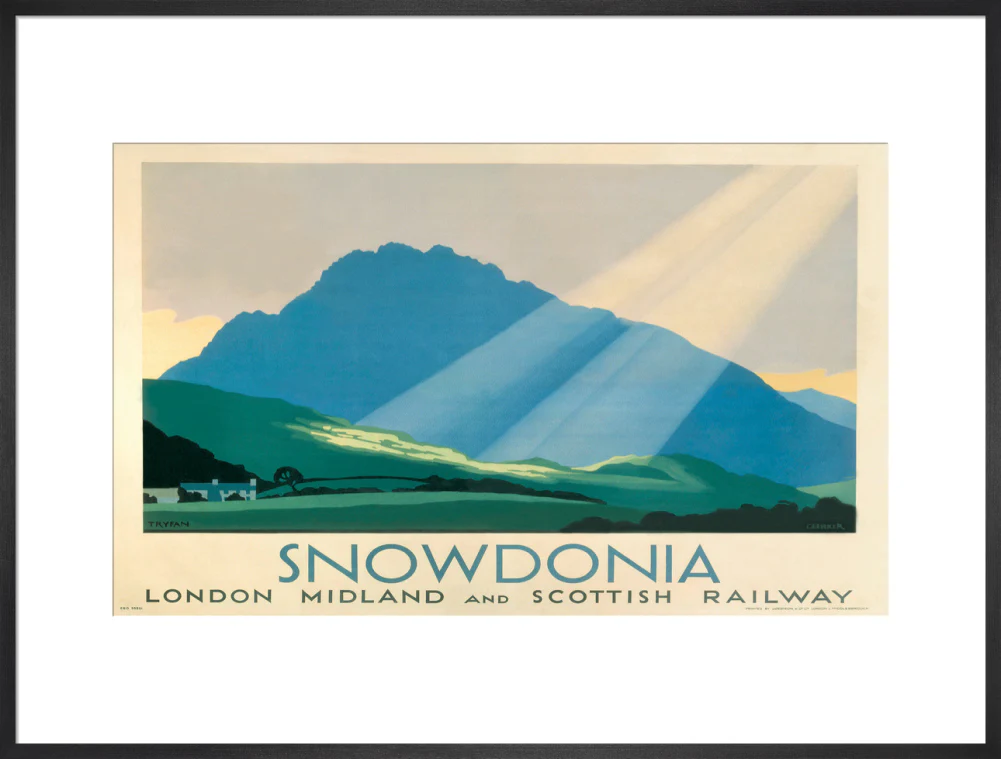 'Snowdonia', LMS poster, c 1933. - Image 70