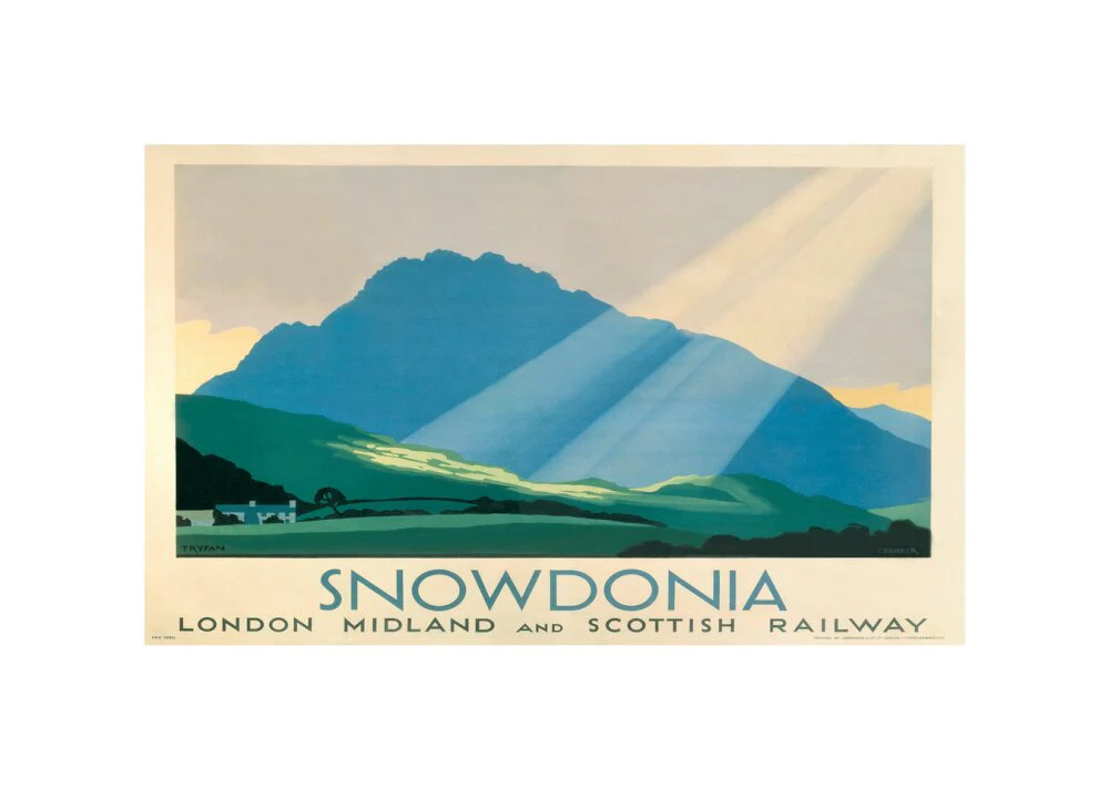 'Snowdonia', LMS poster, c 1933. - Image 74