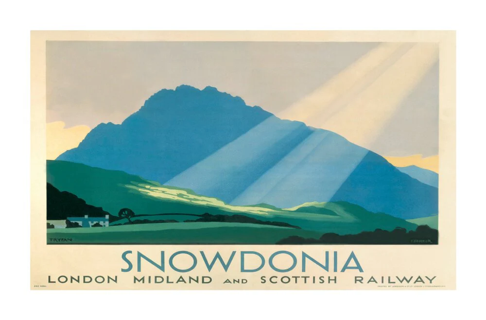 'Snowdonia', LMS poster, c 1933. - Image 77