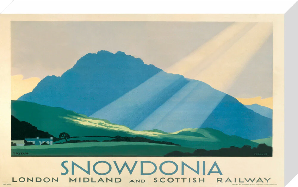 'Snowdonia', LMS poster, c 1933. - Image 79