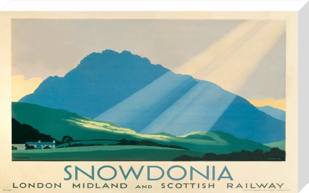 'Snowdonia', LMS poster, c 1933. - Image 80