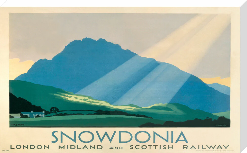 'Snowdonia', LMS poster, c 1933. - Image 81